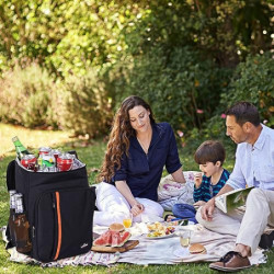 23L Kühlrucksack - Groß Kühltasche Picknickrucksack Wasserdichter Rucksack Ultraleicht Rucksäcke Männer Frauen für Camping, B