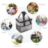 UptVin Isolierte Handtasche 10L - Kühltasche für Sport, Freizeit, Arbeit und Schule - Leichtgewichtig, Tragbar, Faltbar - Häl
