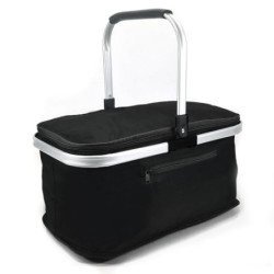 24L Einkaufskorb Groß Isolierkorb Kühlkorb Kühltasche Picknickkorb Thermotasche Kühltasche Thermo Tasche Kühlbox Einkaufskörb