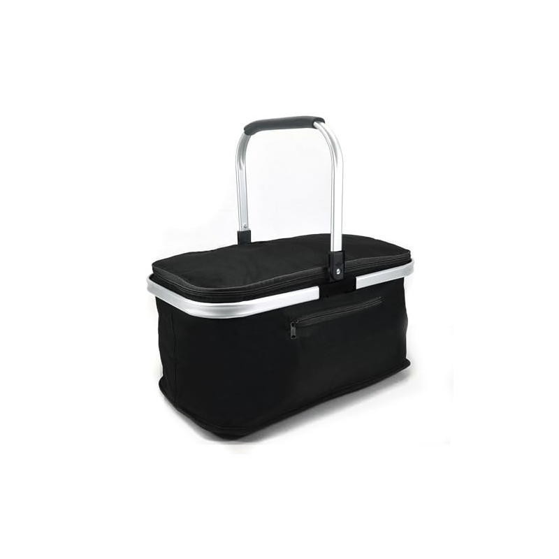24L Einkaufskorb Groß Isolierkorb Kühlkorb Kühltasche Picknickkorb Thermotasche Kühltasche Thermo Tasche Kühlbox Einkaufskörb