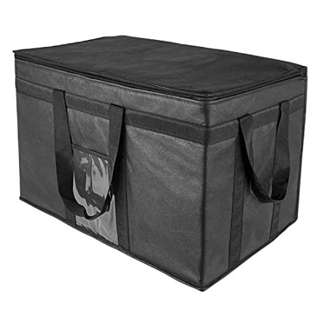 Yalin Große isolierte Kühltasche mit Reißverschluss, wiederverwendbare Einkaufstasche, hält Lebensmittel warm oder kalt, falt