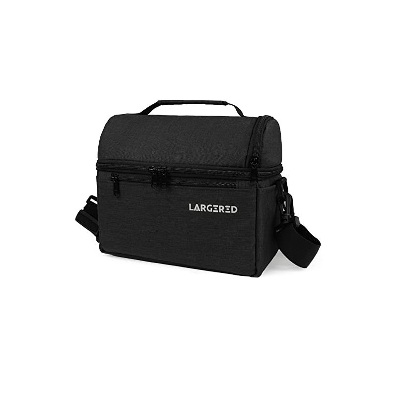 LARGERED Kühltasche Klein,8L Kühltasche Faltbar,Classic Isoliertasche Picknicktasche,Leichte Tragbare Lunchtasche,Doppellagig