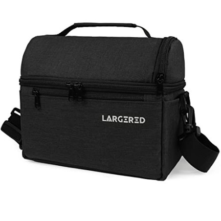 LARGERED Kühltasche Klein,8L Kühltasche Faltbar,Classic Isoliertasche Picknicktasche,Leichte Tragbare Lunchtasche,Doppellagig
