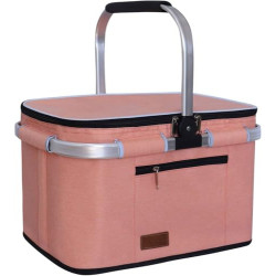 LIQINGG 35L wasserdichte Kühltasche Einkaufskorb Große isolierte Kühlkorb Lunchtasche Thermotasche für Büro Camping Picknick 