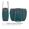 alfi ISO Bag 2in1 23 Liter, sea Pine, Thermo-Kühltasche aus Polyester mit extra Tragetasche, isolierte Einkaufstasche für Ein