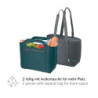 alfi ISO Bag 2in1 23 Liter, sea Pine, Thermo-Kühltasche aus Polyester mit extra Tragetasche, isolierte Einkaufstasche für Ein