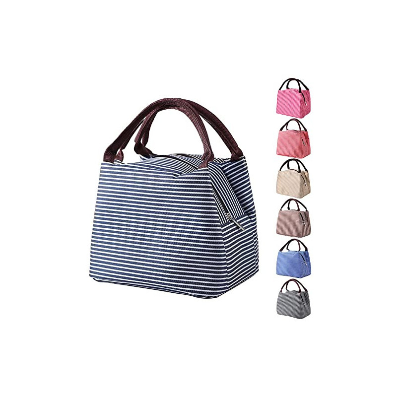 Nanxson Lunchtasche Isolierte Lunchbox Auslaufsichere Tragetasche Wiederverwendbare Kühltasche für Kinder Damen Herren Büro A