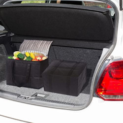 TSHAOUN XL Kühltasche, 41 x 33 x 26cm Groß Isolierte Taschen Wiederverwendbare Zusammenfaltbare Kühltasche Einkaufstaschen Is