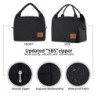 Kühltasche Klein Lunchtasche Herren Isoliertasche Leicht Lunch Bag zur Arbeit Schule Faltbar Meal Prep Tasche Wasserdicht Frü