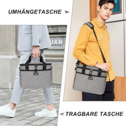 CALIYO Kühltasche,Lunchtasche, Kühltasche Faltbar für Männer Frauen Isolierte Tasche mit Reißverschluss für Arbeit,Schule und
