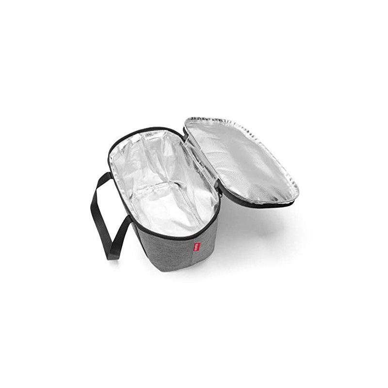 reisenthel coolerbag XS Twist Silver - Kleine Kühltasche aus hochwertigem Polyestergewebe – Ideal für das Picknick, den Einka reisenthel coolerbag XS Twist Silver - Kleine Kühltasche aus hochwertigem Polyestergewebe – Ideal für das Picknick, den Einka