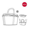 reisenthel Einkaufskorb Kühltasche Tasche Korb carrybag iso dots BT7009S