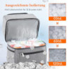 Lifewit 21L, isolierter Kühltasche, Thermo Lunchtasche, Kühlrucksack, auslaufsichere Doppeldecker-Kühltasche für Männer, Frau
