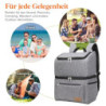 Lifewit 21L, isolierter Kühltasche, Thermo Lunchtasche, Kühlrucksack, auslaufsichere Doppeldecker-Kühltasche für Männer, Frau