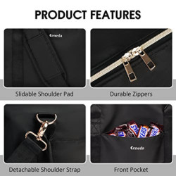 Ceneda Lunchtasche Kühltasche 30L für Damen kühltasche Faltbar Strand Lunchbag Kühler Auslaufsicher Weiche Lunchtasche Einkau