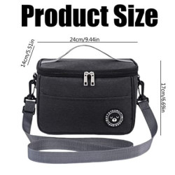 Fleymu Kühltasche Klein 5.7L, Lunchbox Tasche, Kühltasche Faltbar, Kleine Kühltasche, Lunchtasche, Lunchbag, Tragbar Lunchbox