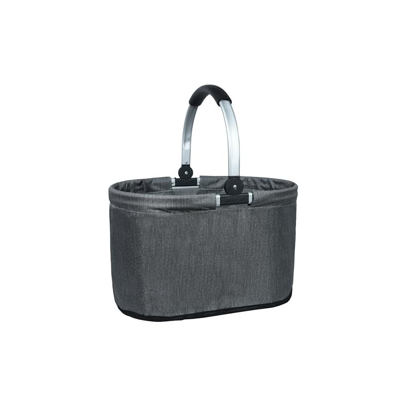 ABIUBIU Einkaufskorb Picknickkorb Faltbarer Einkaufskorb mit Aluminiumgriff Einkaufstasche Tragetasche mit integrierter Falts