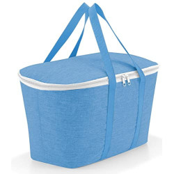 reisenthel coolerbag Twist Azure – Kühltasche mit Obermaterial aus recycelten PET-Flaschen – Ideal für picknicks