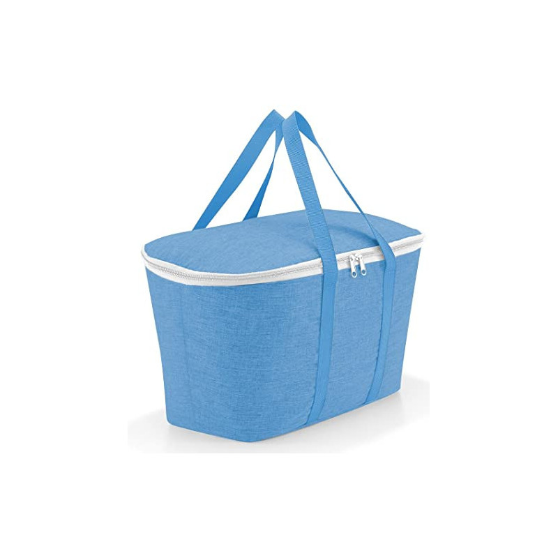 reisenthel coolerbag Twist Azure – Kühltasche mit Obermaterial aus recycelten PET-Flaschen – Ideal für picknicks reisenthel coolerbag Twist Azure – Kühltasche mit Obermaterial aus recycelten PET-Flaschen – Ideal für picknicks
