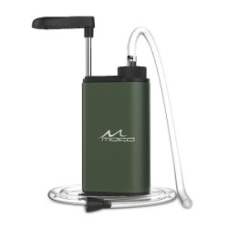 MoKo Wasserfilter Outdoor, Tragbarer Camping Wasser Filter Personal Filter Tischwasserfilter mit Starterpaket Kartuschen für 
