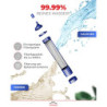 ALPENWERT Wasserfilter Outdoor Doppelpack - Trinkwasserfilter für 4000 Liter gefiltertes Wasser - Trinkwasseraufbereitung die