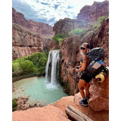 Sawyer Mini PointONE Wasserfilter Outdoor Notversorgung enfernt 100% Mikroplastik und 99,99999%* aller Bakterien  Blau 