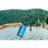 Sawyer Mini PointONE Wasserfilter Outdoor Notversorgung enfernt 100% Mikroplastik und 99,99999%* aller Bakterien  Blau 