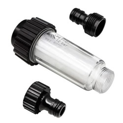 VARIOSAN Wasserfilter inkl. Adapter 15648, 3/4", für Hochdruckreiniger, Pumpe oder Wohnmobil, passend u.a. zu Kärcher 4.730-0