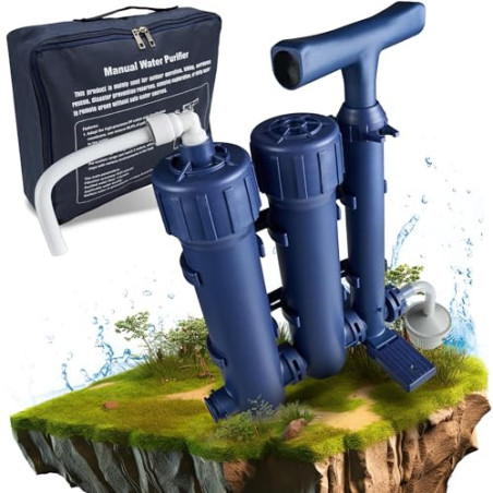 Aora Hydrosolve Wasserfilter Outdoor [PUMPE & ULTRAFILTRATIONSTECHNOLOGIE] - Trinkwasserfilter für Outdoor Survival und Campi