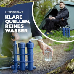 Aora Hydrosolve Wasserfilter Outdoor [PUMPE & ULTRAFILTRATIONSTECHNOLOGIE] - Trinkwasserfilter für Outdoor Survival und Campi