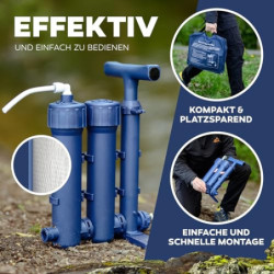Aora Hydrosolve Wasserfilter Outdoor [PUMPE & ULTRAFILTRATIONSTECHNOLOGIE] - Trinkwasserfilter für Outdoor Survival und Campi
