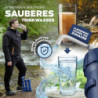 Aora Hydrosolve Wasserfilter Outdoor [PUMPE & ULTRAFILTRATIONSTECHNOLOGIE] - Trinkwasserfilter für Outdoor Survival und Campi
