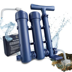 Aora Hydrosolve Wasserfilter Outdoor [PUMPE & ULTRAFILTRATIONSTECHNOLOGIE] - Trinkwasserfilter für Outdoor Survival und Campi
