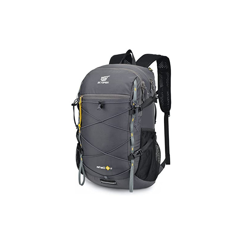 SKYSPER ISHELL 30 Faltbarer Rucksack 30L Ultra-leicht Tagesrucksack Verstaubar Daypack Wasserfest Wanderrucksack Reiserucksac