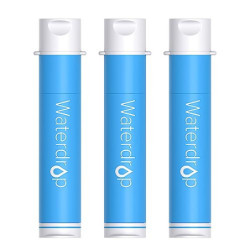 Waterdrop Wasserfilter Outdoor-Entfernt 99,99% aller Bakterien, Wasserfilter Outdoor Survival Filtersystem für Notfälle, Wand