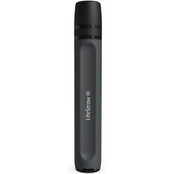 LifeStraw Persönlicher Wasserfilter für Wandern, Camping, Reisen und Notfallvorbereitung, Dark Mountain Grey