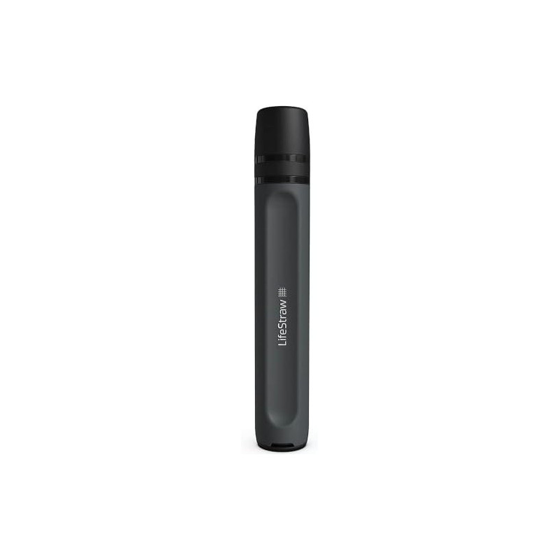 LifeStraw Persönlicher Wasserfilter für Wandern, Camping, Reisen und Notfallvorbereitung, Dark Mountain Grey LifeStraw Persönlicher Wasserfilter für Wandern, Camping, Reisen und Notfallvorbereitung, Dark Mountain Grey