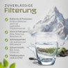 BERGKVIST® Outdoor Wasserfilter Flasche FJÄLLKLAR  1l  - 1 Liter Trinkflasche mit Filter von AHLSTROM® für sauberes Trinkwass