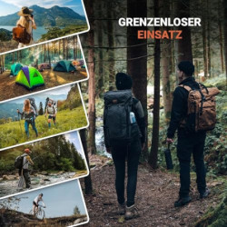 Bachgold® Wasserfilter Outdoor Wechselfilter mit 1500L Filterkapazität I entfernt 99,99% aller Bakterien und filtert Viren, P