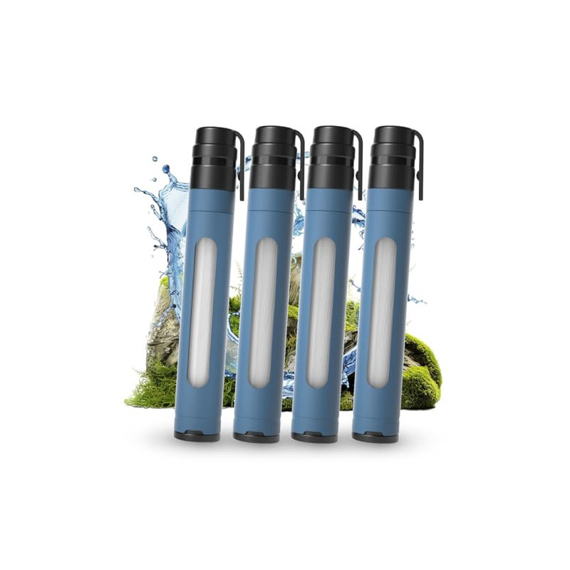 Joypur Wasserfilter Outdoor Survival mit Sichtfenster - Persönlicher Wasserfilter mit 3000 L Filterkapazität Trinkwasserfilte Joypur Wasserfilter Outdoor Survival mit Sichtfenster - Persönlicher Wasserfilter mit 3000 L Filterkapazität Trinkwasserfilte