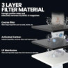 Joypur Wasserfilter Outdoor Survival mit Sichtfenster - Persönlicher Wasserfilter mit 3000 L Filterkapazität Trinkwasserfilte