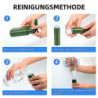 STURME Wasserfilter Outdoor, Tragbarer Wasserfilter Camping mit 2000L Filterkapazität, Mini Wasser Filter Trinkwasser Outdoor