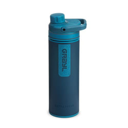 GRAYL UltraPress Wasserfilter & Filterflasche für Wandern, Rucksacktouren und Reisen  Forest Blue 