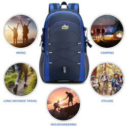Besrina Wanderrucksack 40L, Herren Damen Wasserdichter Rucksack Trekkingrucksack Reiserucksack, Outdoorrucksack mit Reflexstr