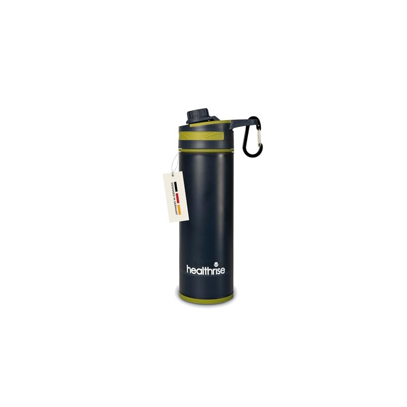 Health Rise 0,7L Outdoor Wasserfilterflasche – 99,99% Schadstoffentfernung – Hohlfaserfilter mit 1.500L Filterkapazität – Ide Health Rise 0,7L Outdoor Wasserfilterflasche – 99,99% Schadstoffentfernung – Hohlfaserfilter mit 1.500L Filterkapazität – Ide