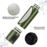 Purewell Austauschbarer Wasserfilter für tragbare filterbare Wasserreiniger - Notwasserfilterpumpe mit 4-stufigem integrierte