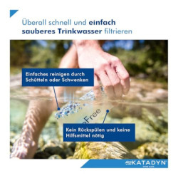 Katadyn 8020426 Wasserfilter BeFree Tactical 1 L