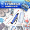BAYTIZ ® Wasserfilter Outdoor + Trinkflasche - Wasser Filter Strohhalm Survival Kit Wandern Camping Ausrüstung Wasserflasche 
