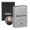 Zippo Feuerzeug mit Gravur - personalisiertes Zippo mit Gravur - Männer Geschenke Weihnachten - Papa Geschenk - Vater Geschen