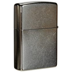 Zippo 15190 Sturmfeuerzeug 2004746 EMBLEM-LIGHTER VINTAGE STYLE WITH SKULL-CROSS , 5.8 x 3.8 x 2.0 cm, Silber